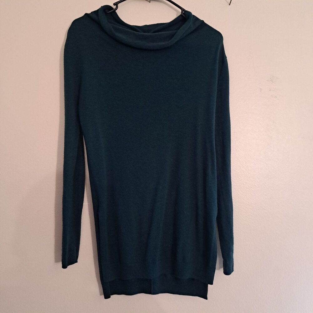 Trouve  Cowl neck Green Lightweight Tunic Sweater  XS